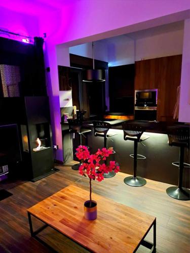 設施, Chambre dans une maison d'hote in 昂格勒爾