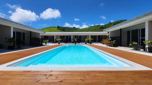 Unterkunft von außen, Resort Tava'e in Aitutaki