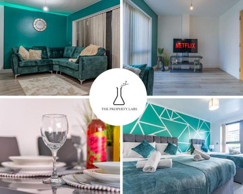 Luxury Birmingham City Centre Townhouse with BALCONY- Sleeps 10 - FREE Parking - Perfect for Contractors, Business Travellers, Families and other Groups - Near Bullring, Newstreet, Selfridges, NEC, NIA & Birmingham airport, Birmingham