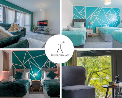 Luxury Birmingham City Centre Townhouse with BALCONY- Sleeps 10 - FREE Parking - Perfect for Contractors, Business Travellers, Families and other Groups - Near Bullring, Newstreet, Selfridges, NEC, NIA & Birmingham airport, Birmingham (fotografie 3)