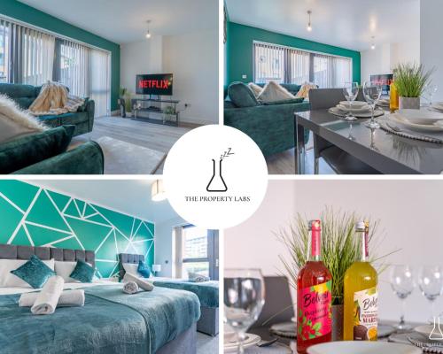 Luxury Birmingham City Centre Townhouse with BALCONY- Sleeps 10 - FREE Parking - Perfect for Contractors, Business Travellers, Families and other Groups - Near Bullring, Newstreet, Selfridges, NEC, NIA & Birmingham airport, Birmingham (fotografie 2)