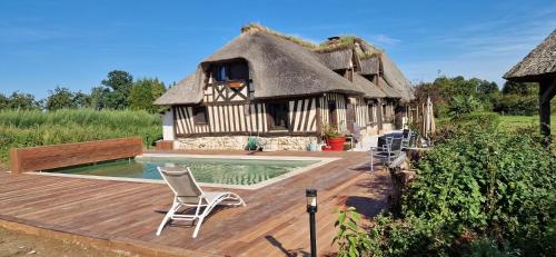 Maison Normande avec piscine à 10 min d'Honfleur