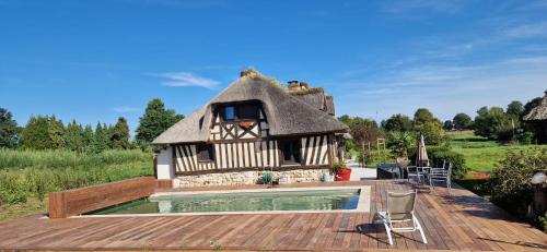 Maison Normande avec piscine à 10 min d'Honfleur