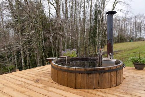 Colico Lodge con hot tub en medio de Bosque Nativo