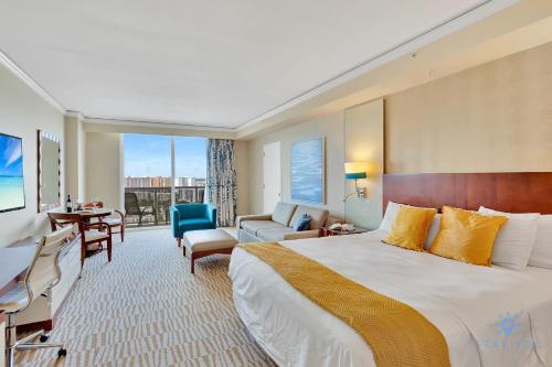 Luxurious Beach Resort Balcony in Sunny Isles Beach, USA