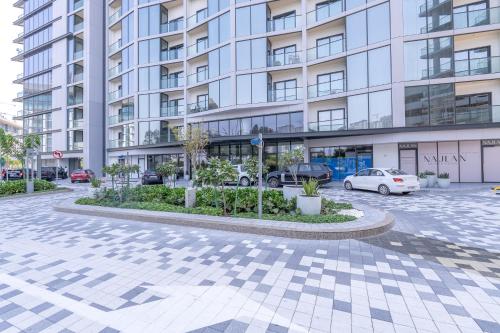 View, Vogue Sobha Hartland lush oasis near Downtown in Nad Al Sheba