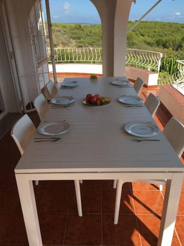 Erkély/terasz, Casa La Vida, stijlvolle Spaanse villa met uniek uitzicht! in Les Fonts