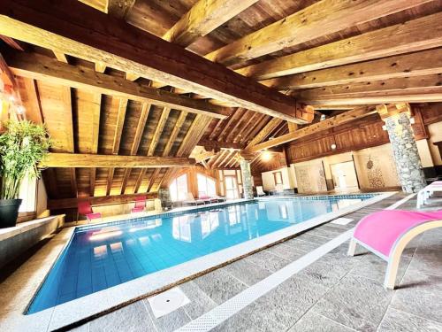 Piscine, spa, salle de sport, vue - Location saisonnière - Champagny-en-Vanoise