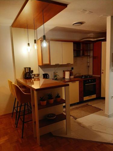 廚房, Apartment Relax with infrared Sunshower in 瓦拉日丁