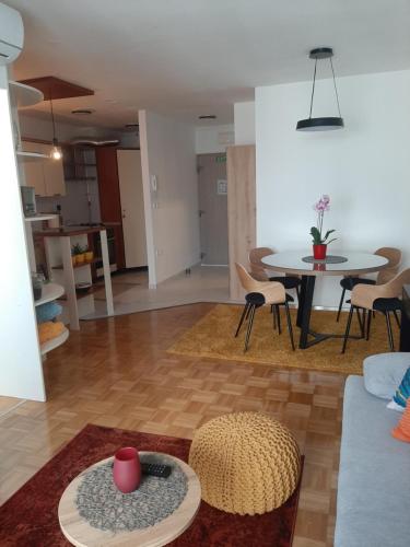 廚房, Apartment Relax with infrared Sunshower in 瓦拉日丁