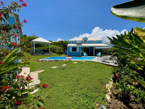 Villa Ti Bleu Caraïbes 8 Personnes à St François - Location saisonnière - Saint François