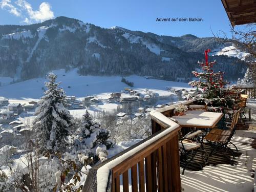 *Panorama Chalet Sonnberg* Gartensauna Balkon Dachterrasse