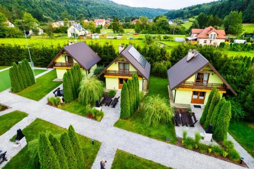 A szálláshely kívülről, Całoroczne Domki w Bieszczadach "The Willows" (Caloroczne Domki w Bieszczadach "The Willows") in Łączki