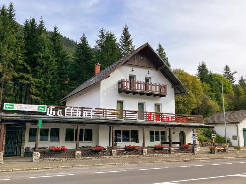  Gasthof Alpenrose, Pension in Gebirgspass Präbichl