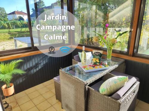 Campagne-Jolie maison avec jardin- proche Dole - Apartment - Chevigny