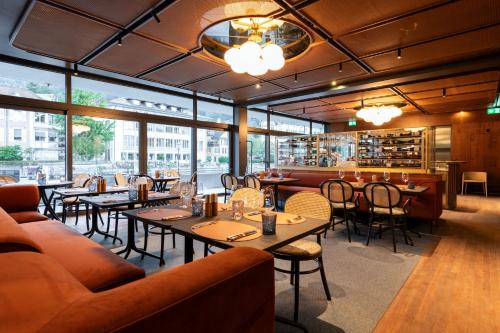 餐厅, Hotel Aare Thun in 图恩