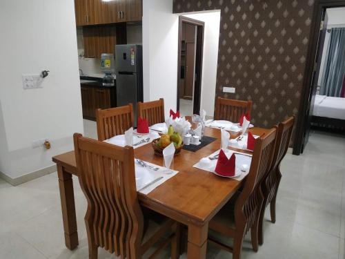 3Bhk Service Apartment with Kitchen Manyata tech Park Hebbal - image 4
