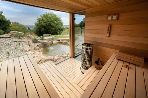 Sauna, Hortus Vita Wellness Apartments in Lipnice nad Sazavou