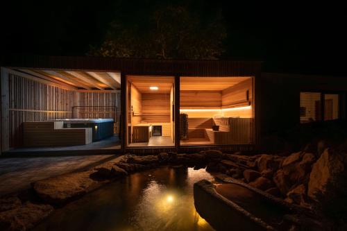 Hot tub, Hortus Vita Wellness Apartments in Lipnice nad Sazavou