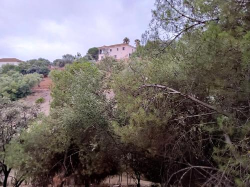 Casa rural en el campo con animales, piscina y barbacoa