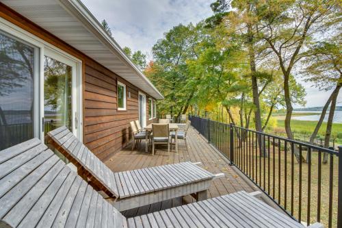 Waterfront Potato Lake Getaway with Deck!