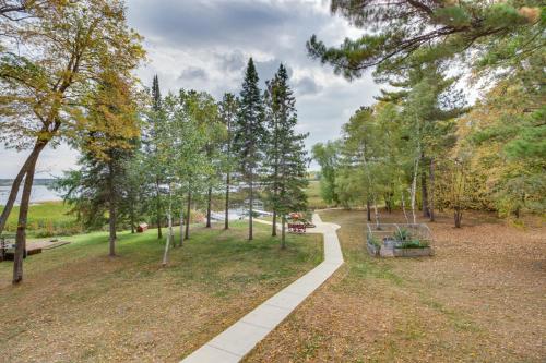 Waterfront Potato Lake Getaway with Deck!