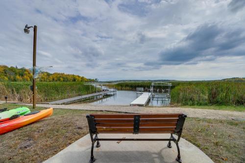 Waterfront Potato Lake Getaway with Deck!