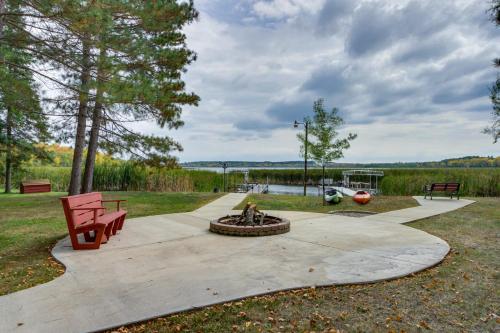 Waterfront Potato Lake Getaway with Deck!