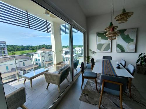 陽台/露台, Playa Escondida: Confort y relax en el Caribe in 瑪麗亞奇基塔