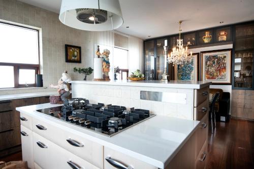 Konyha, Sea View Villa in Gardur