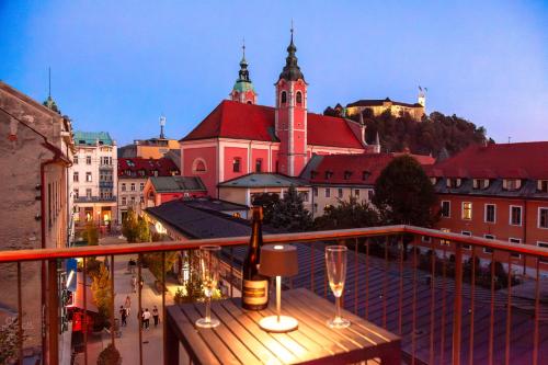 Ljubljana Castle View Luxury Apartment