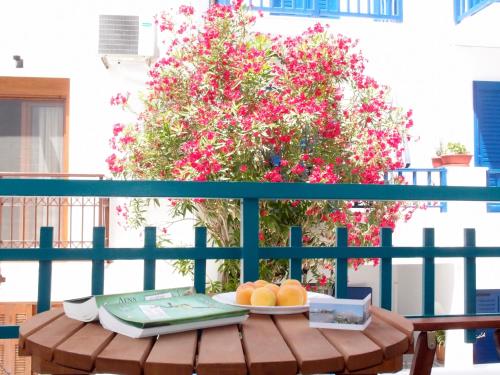 陽台/露台, 薩斯一室公寓 (Zas Studios) in 拿索斯