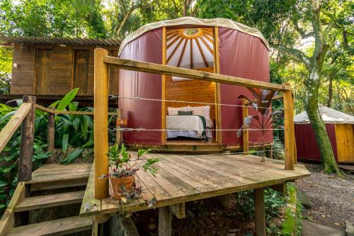 Kert, Hostel Da Vila Ilhabela in Centro Historico