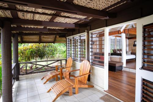 Erkély/terasz, Musket Cove Island Resort in Malolo Lailai Sziget