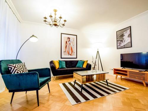 Scandic-Apartment, Balkon, Coffee, 80m²