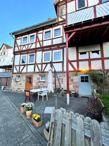 A szálláshely kívülről, Casa Bella in Guxhagen