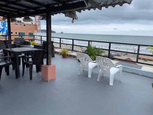 Terraza/balcón, Hotel La Barca in Atacames