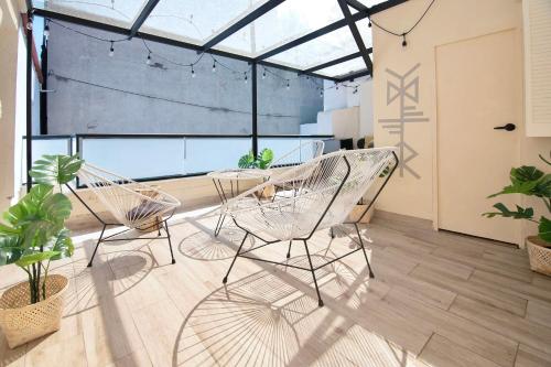 Big Home Roof Terrace Walk to Condesa Parks