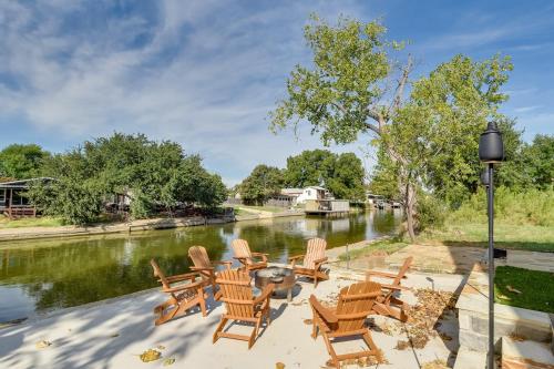 Waterfront Granbury Home with Electric Fireplace!