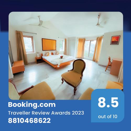 Bed, Roomshala 131 Willow Woods Farmhouse Gurgaon in Sohna