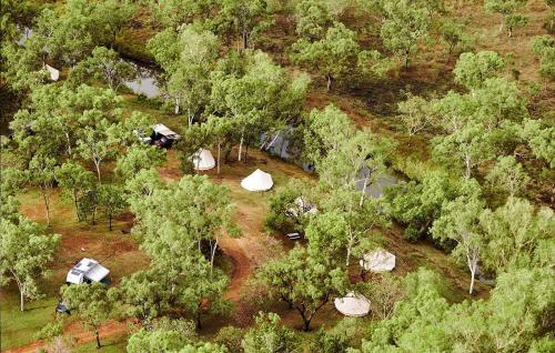 A szálláshely kívülről, Mount Hart Wilderness Lodge in King Leopold Ranges