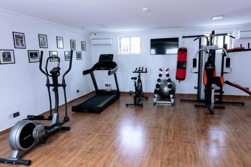 Fitness center, No.8 Boutique Hotel in Ilorin
