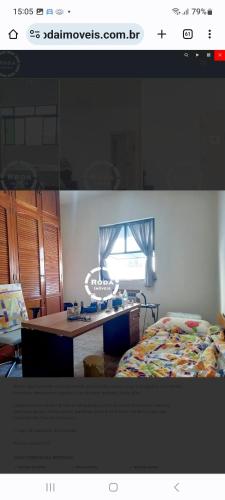 Quarto e sala Boqueirão quadra da praia