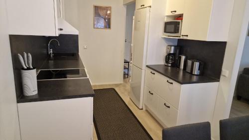 Køkken, Stylish apartment in town centre in Sotkamo