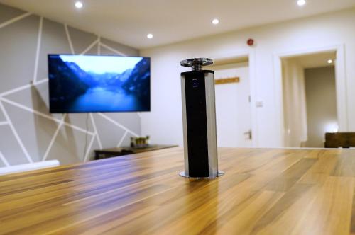 gedeelde lounge/tv-ruimte, Grace House Apartment - Yorkshire in Keighley Central