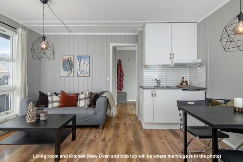 Cocina, Hafjell Alpinlandsby Apt 88 in Oyer