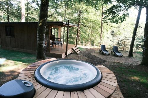 Lodge avec SPA privatif - Foret et Lac gîte à louer Chauvet