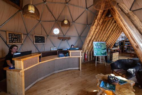 Előcsarnok, Ecocamp Patagonia in Torres Del Paine