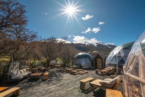 Erkély/terasz, Ecocamp Patagonia in Torres Del Paine
