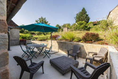 陽台/露台, Gîte de la Gare aux Fleurs (Gite de la Gare aux Fleurs) in 美薩